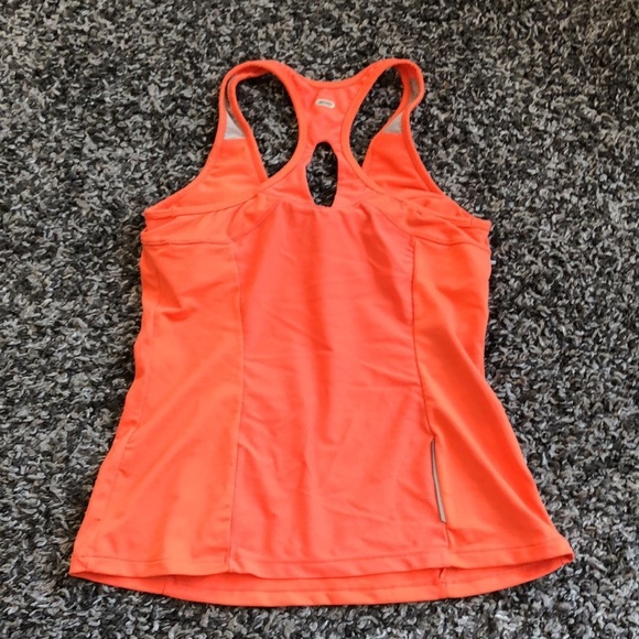 Mec tank with built in bra. Corral color - Picture 3 of 5